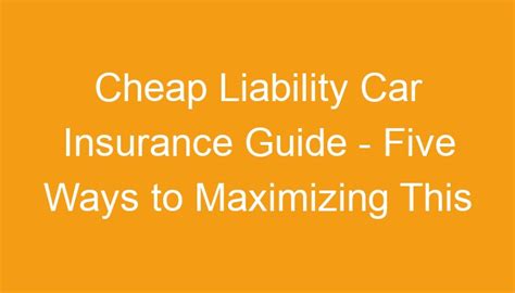 Image result for Cheap Auto Liability Insurance
