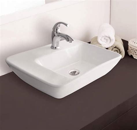 Hindware Table Top Wash Basin Plato 91068 (58 X 43 X 14 Cm) Table Top ...