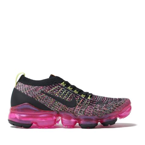 NIKE W AIR VAPORMAX FLYKNIT 3 BLACK/BLACK-PINK BLAST-HYPER TURQ 19FA-I ...