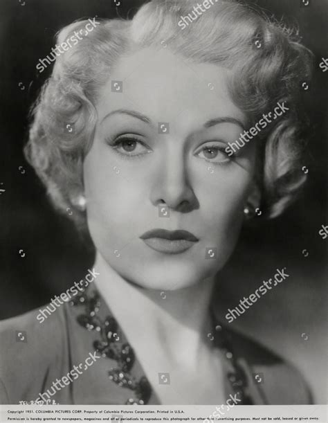 Actress Jean Willes Publicity Portrait Columbia Editorial Stock Photo ...