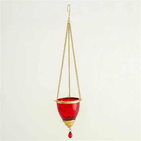Buy Corsica Mystic India Glass Hanging Lantern from Corsica by Home ...