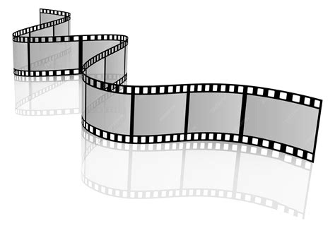 Premium Vector | Video tape roll Retro movie film strip