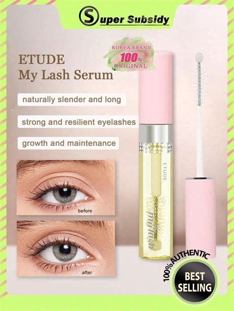 Etude House My Lash Serum 9g, Gentle Daily Lash Treatment, Lightweight ...