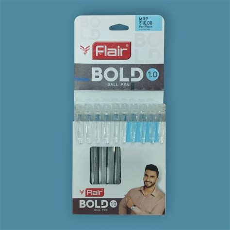 Flair Bold Ball Pen 1.0 MM (Pack Of 10)