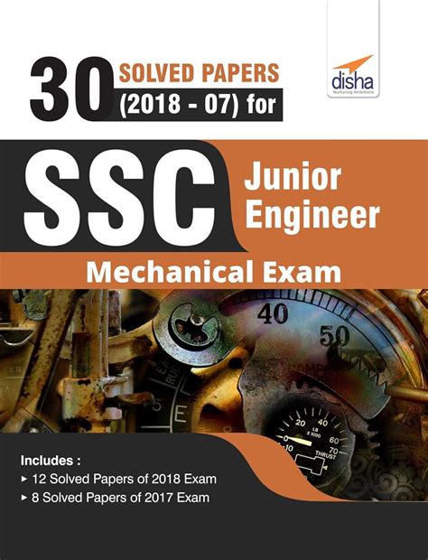 30 Solved Papers (2018-07) for SSC Junior Engineer Mechanical Exam ...