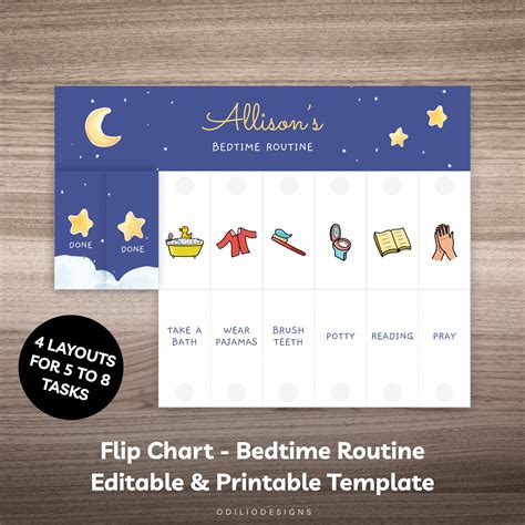 Flip Chart Bedtime Routine at Tasha Hyman blog