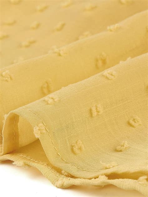 Light Yellow Fit & Flare V-Neck Georgette Dress – The Sheen