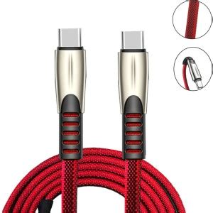 Zohlo USB Type C Cable 3.4 A 1.5 m Good Charging Type C To C Cable ...