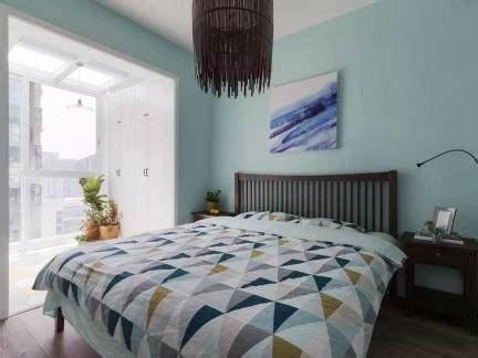 2019现代卧室床头背景墙图片-房天下装修效果图