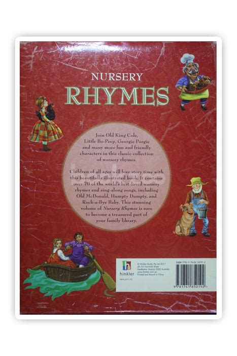 Buy Nursery Rhymes by Hinkler Books at Online bookstore bookzoo.in ...