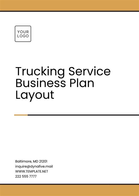 Trucking Company Business Plan 的图像结果