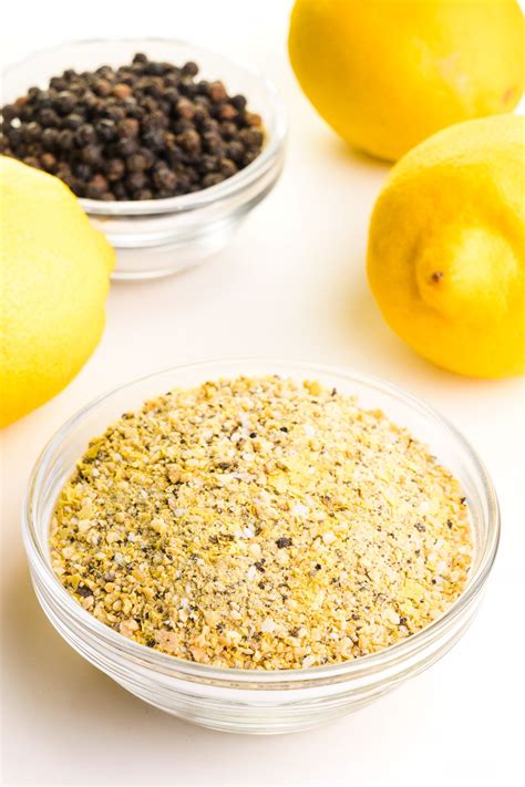 Lemon Pepper Seasoning - Made with only Five Ingredients! - Namely Marly