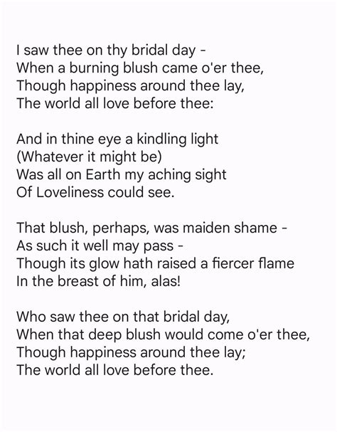 [POEM] 'Bridal Ballad' by Edgar Allan Poe : r/Poetry