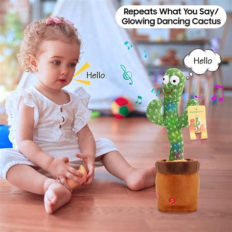 Dancing copycat Cactus Toy with music and light