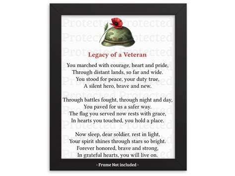 Memorial Poem for Veterans | Tribute to Veteran | Remembrance ...