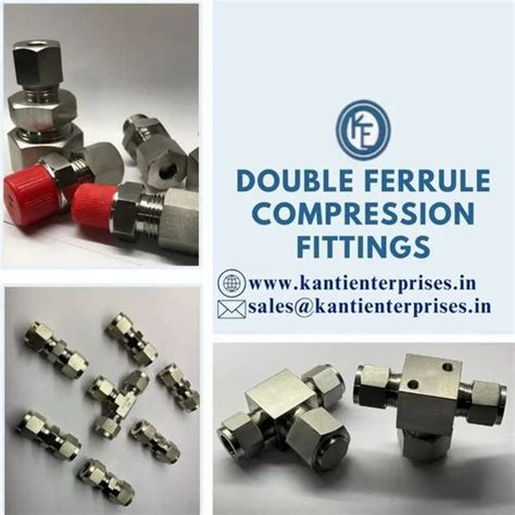 Double Ferrule Fittings - Instrumentation tube fittings Manufacturer ...