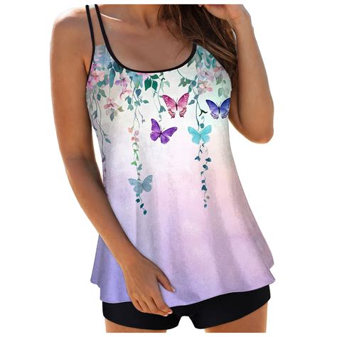 Ymyiu Modlily Swimsuits for Women Tankini Tankini Swimsuits for Women ...