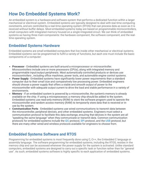 Working Principle Of Embedded System - How Do Embedded Systems Work? An ...