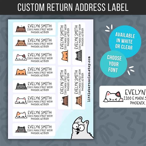 Buy Custom Address Labels, Return Address Labels, Sheet of 12 ...
