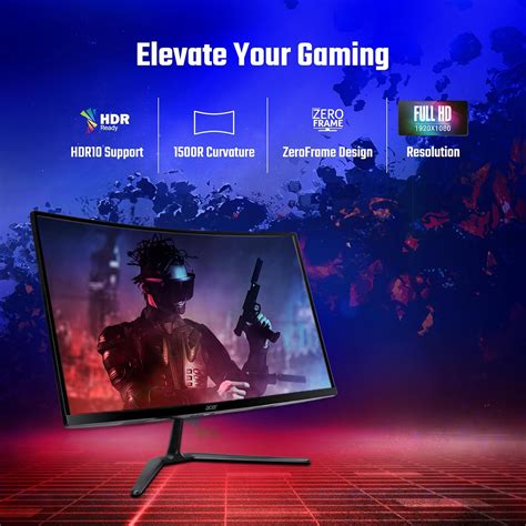 Buy Shop Acer ED270 Z 27 Inch Full HD 1500 R Curved Gaming Backlit LED ...