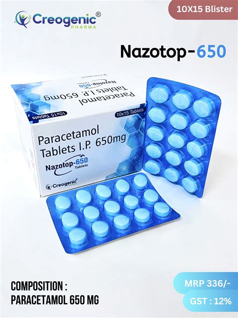 Nazotop-650 Tablet – Creogenic Pharma