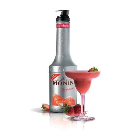 Monin Fruit Puree Strawberry 1Ltr - CS840 - Buy Online at Nisbets