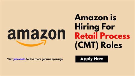 Entry Level Retail Process (CMT) Job Opportunity at Amazon - Jobcode