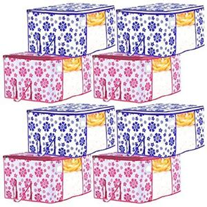 Sameer Enterprises garments cover Flower Design 8 Piece Cloth Cover ...