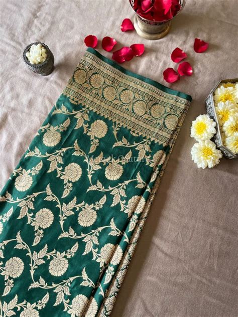 Buy Banarasi Silk Saree Online in India – Meraak Couture