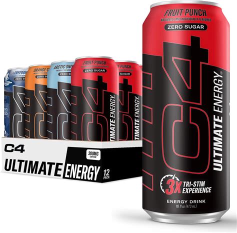 Amazon.com: C4 Energy & Smart Energy Drinks Variety Pack, Sugar Free ...