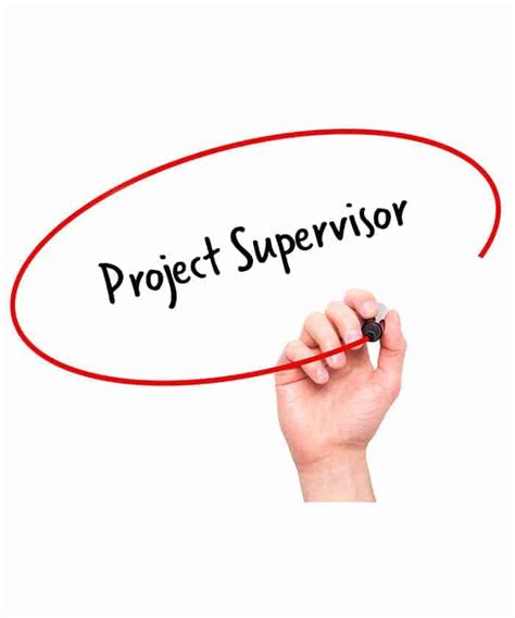 Image result for Project Supervisor