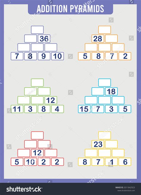 Image result for Maths Addition Pyramid