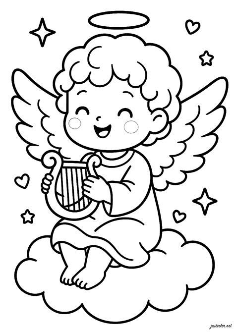 Coloring Pages Of Angels