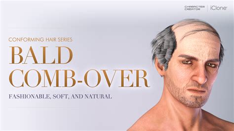 Bald Comb-over - Character Creator/Hair - Reallusion Content Store