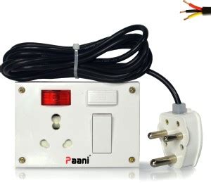 Paani® - Power Extension Board Anchor 6/16A Socket & 20A Switch With ...