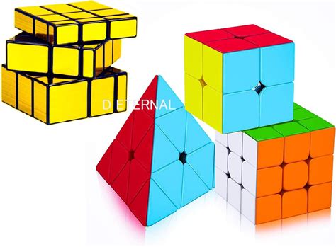 D ETERNAL 168 Months To 1200 Months Speed Cube Combo Set Of 2X2 3X3 And ...