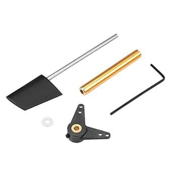 uxcell RC Boat Rudder with L Shape Servo Arm,Rudder Pad Thickness 4.4mm ...