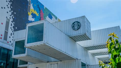 Building a Starbucks with Style: Shipping Container Starbucks in ...