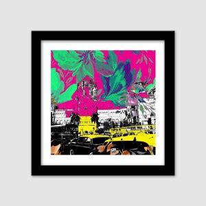 Mumbai Taxi Laminated & Framed Wall Mounted Photographic Paper ...