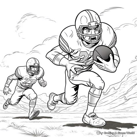 Nfl Football Player Coloring Pages