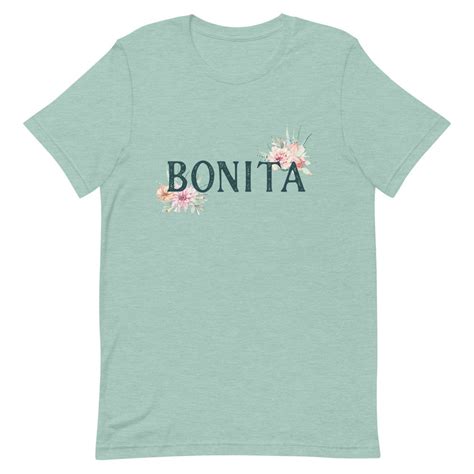 Bonita Shirt, Latina T-shirt, Spanish, Language, Hispanic, Beautiful ...