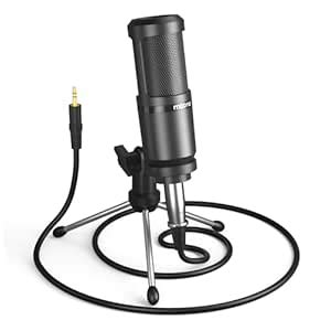MAONO Condenser Microphone, Cardioid Studio Condenser Recording Mic ...