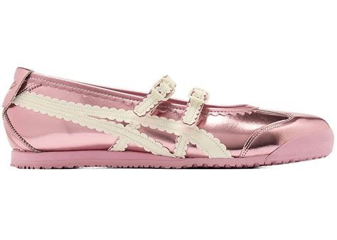 Onitsuka Tiger Mexico 66 Tgrs Metallic Pack Crystal Pink Cream Womens ...