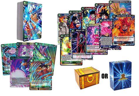 50 Dragon Ball Super Card Lot Featuring a Random Goku Character Card ...