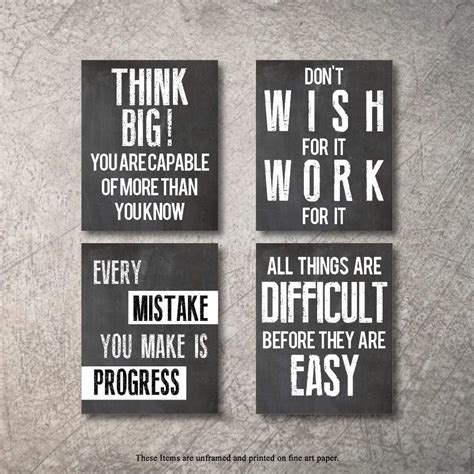 Buy Inspirational Wall Art Prints Quote Positive Affirmation ...