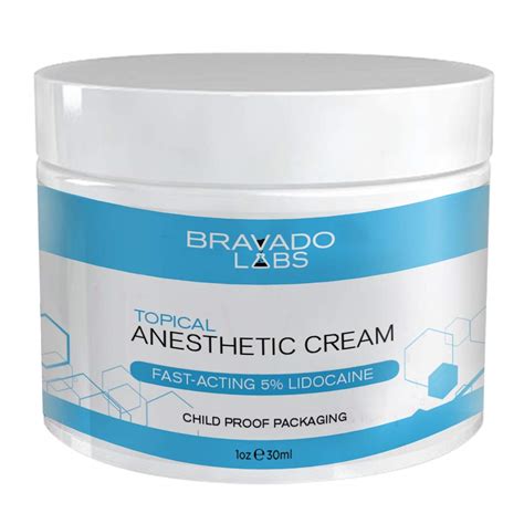Buy Bravado Labs Lidocaine Numbing Cream - Topical Anesthetic Cream ...