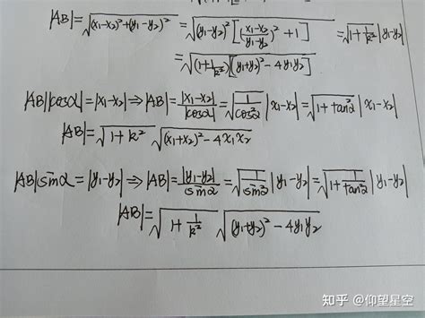 弦长公式 的图像结果