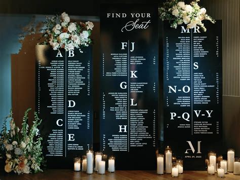 Wedding seating chart examples 60 photos - Astyledwedding.com