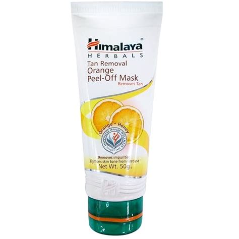 Buy Himalaya Tan Removal Peel off Mask - Orange and Honey, 50g Tube ...