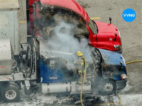 Two Semis Catch Fire at Pilot Truck Stop in Hesperia; No Injuries ...